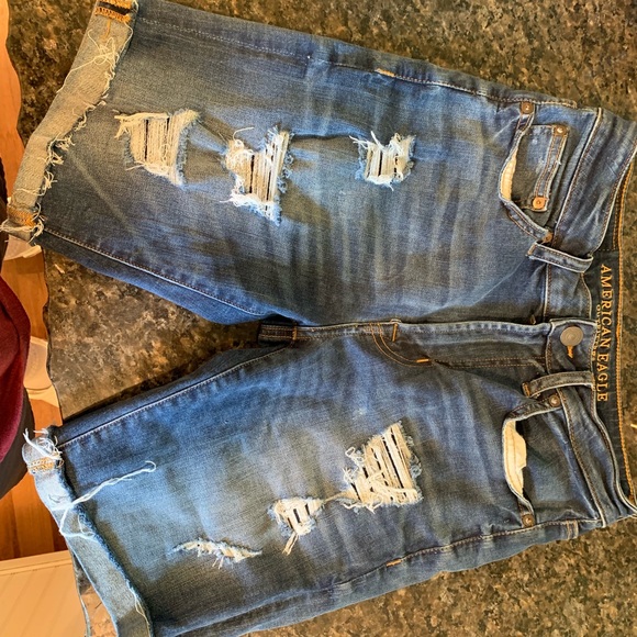 american eagle jeans shorts mens